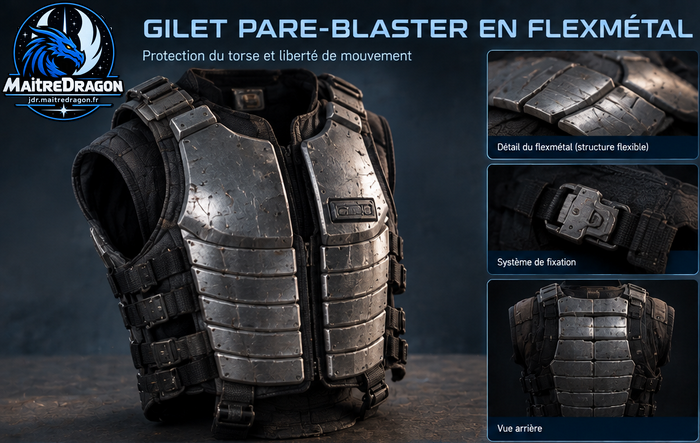 Gilet pare-blaster en flexmétal