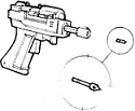 Pistolet à balles ionisantes Oriolanis Defense Systems Ltd "Blaster buster"