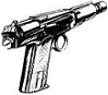 Pistolet à balles lourd Morellian Weapons Conglomerate "Calibre .48 Enforcer"