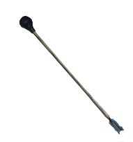 Flèche d'arc long avec pointe de type assommante